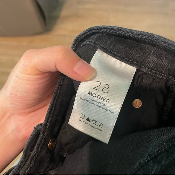 MOTHER
Insider Striped Crop Step-Hem Fray Jeans in Guilty‎ Racer - Picture 8 of 10